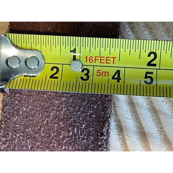 American Eagle Brown Geniue Leather Belt Silver Buckle Western Womens Size Small - Picture 8 of 8